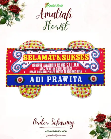 Papan Bunga Ucapan Selamat Mapenduma
